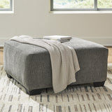 KAXIM Gray 40" x 40" Ottoman