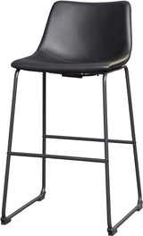 CAZIO Black 19" Wide Barstool