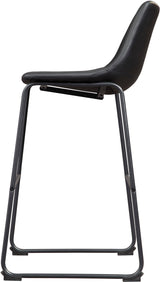 CAZIO Black 19" Wide Barstool