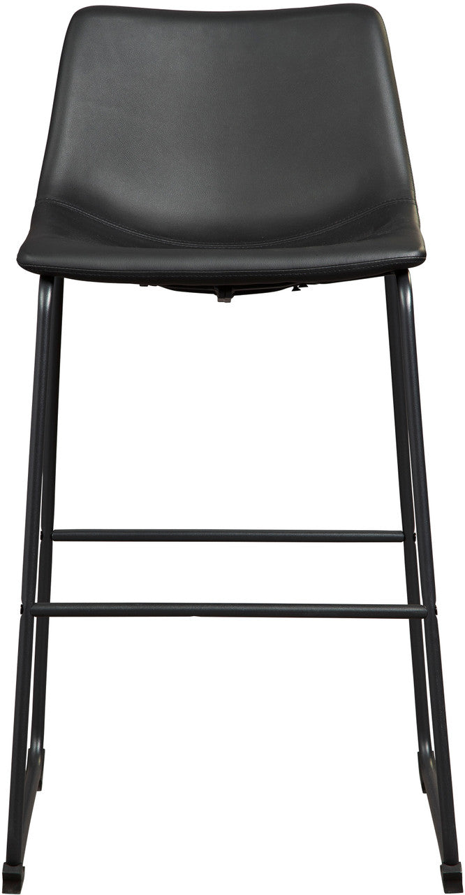 CAZIO Black 19" Wide Barstool