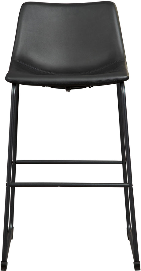 CAZIO Black 19" Wide Barstool