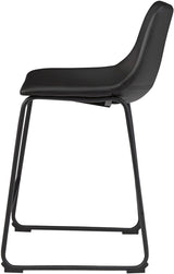CAZIO Black 19" Wide Counter Stool