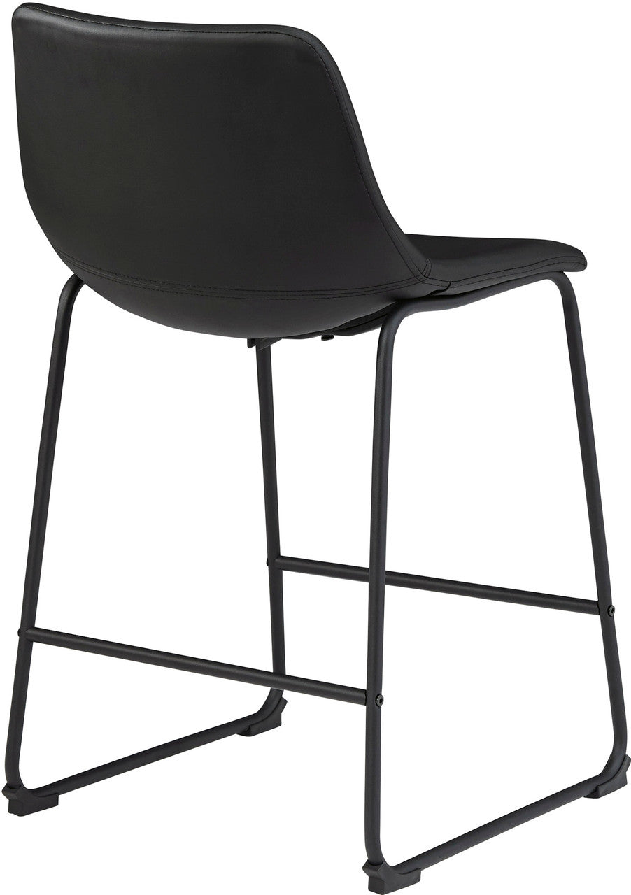 KAYCE Black 19" Wide Counter Stool