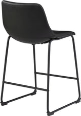 CAZIO Black 19" Wide Counter Stool