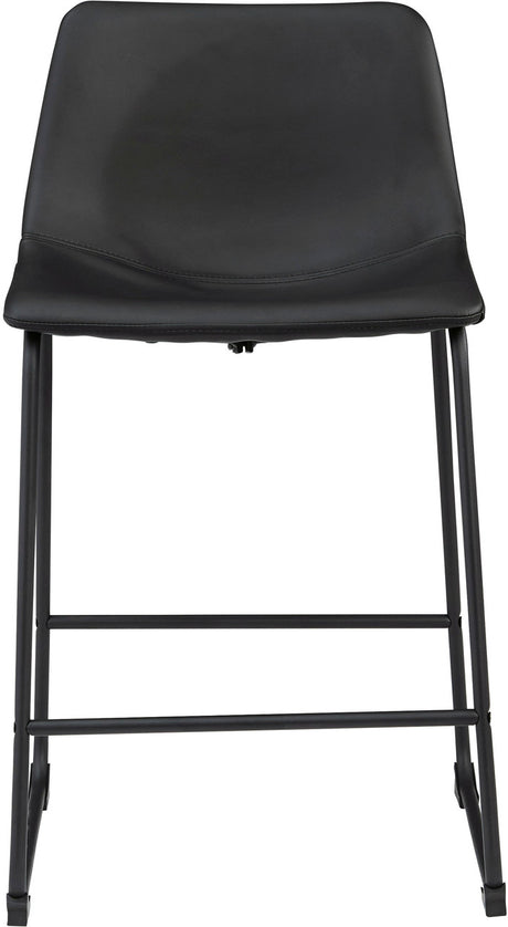 CAZIO Black 19" Wide Counter Stool