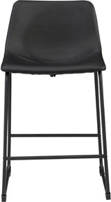 KAYCE Black 19" Wide Counter Stool