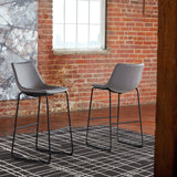 KAYCE Gray 19" Wide Barstool