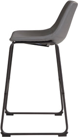 KAYCE Gray 19" Wide Barstool