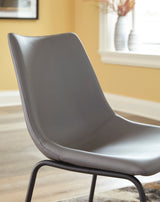 KAYCE Gray 19" Wide Barstool