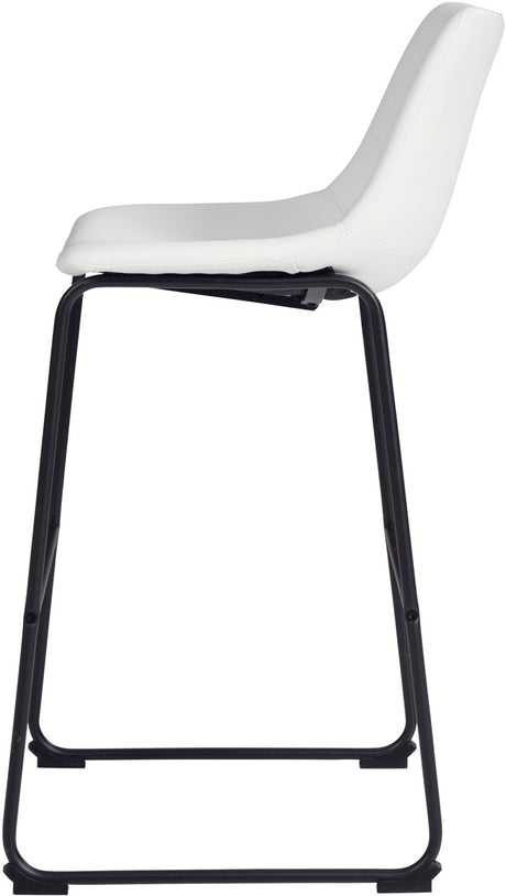 KAYCE White 19" Wide Barstool