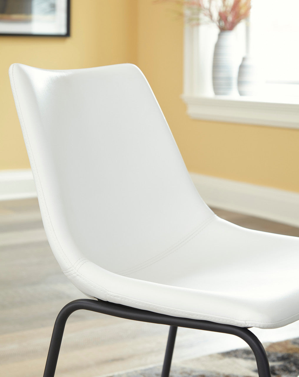KAYCE White 19" Wide Counter Stool