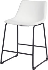 KAYCE White 19" Wide Counter Stool