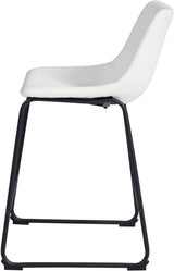 KAYCE White 19" Wide Counter Stool