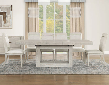 KEYBAY Distressed Greige 88" Wide x 44" Depth Dining Table