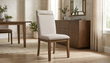 KEYBAY Distressed Toffee 20" Wide Chair