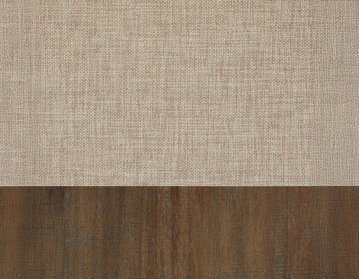 KEYBAY Distressed Toffee 9 Piece Counter Height Set