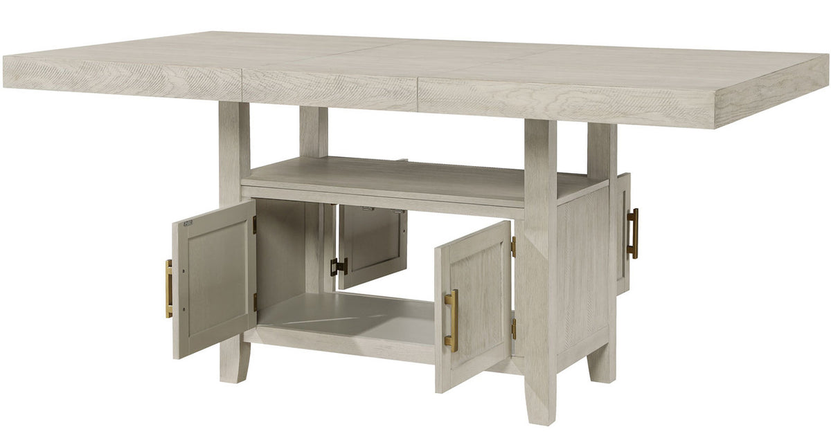 KEYBAY Distressed Greige 80" Wide x 42" Depth Counter Table