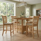 KILEEN Natural Counter Height Set