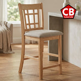 KILEEN Natural 19" Wide Counter Chair