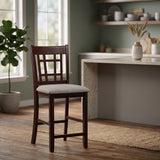 KILEEN Chestnut 19" Wide Counter Chair