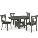 KILEEN Gray 5 Piece Dining Set