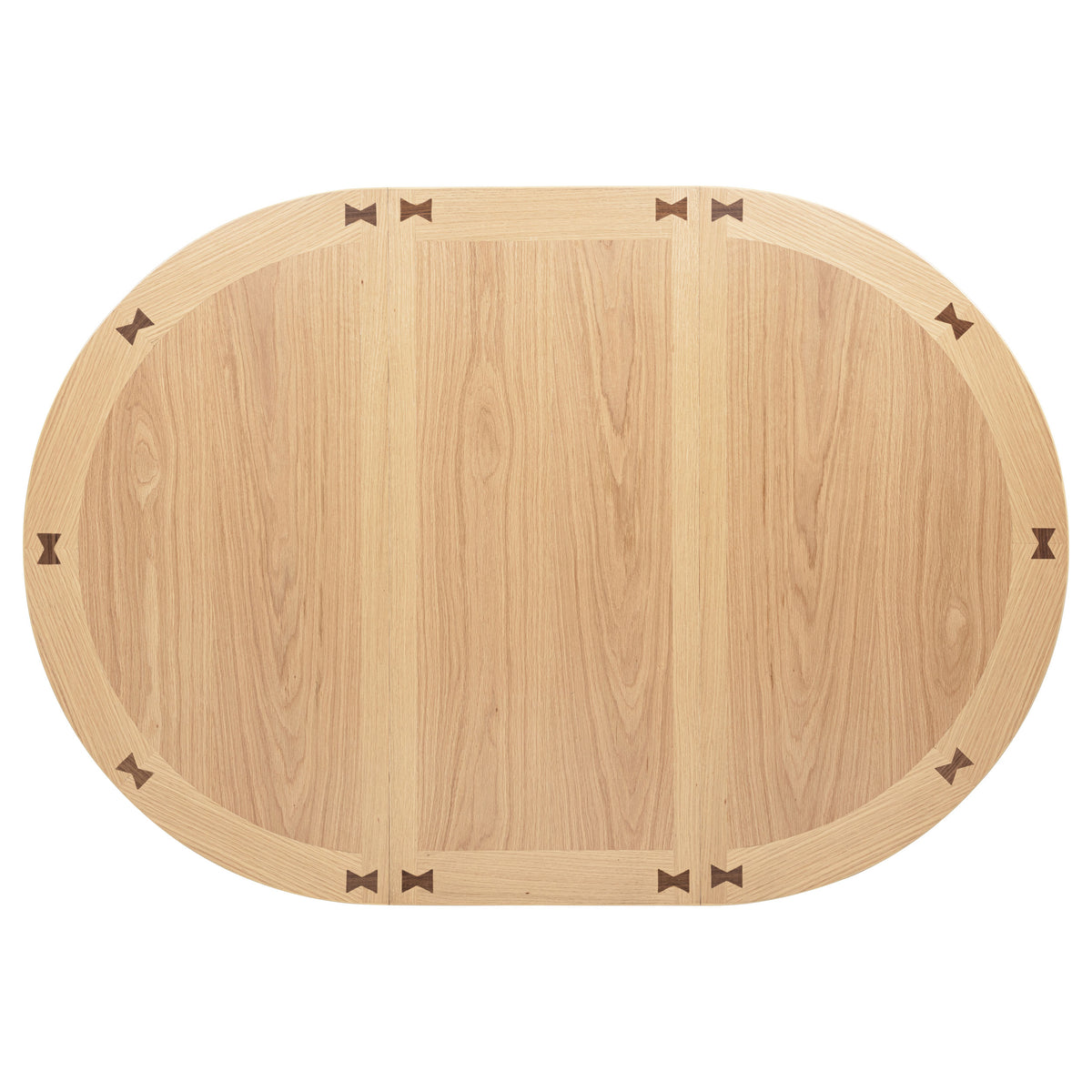 KILEEN Natural 60" x 42" Storage Dining Table with Extension