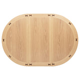 KILEEN Natural 60" x 42" Storage Dining Table with Extension