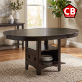KILEEN Dark Brown 7 Piece Dining Set