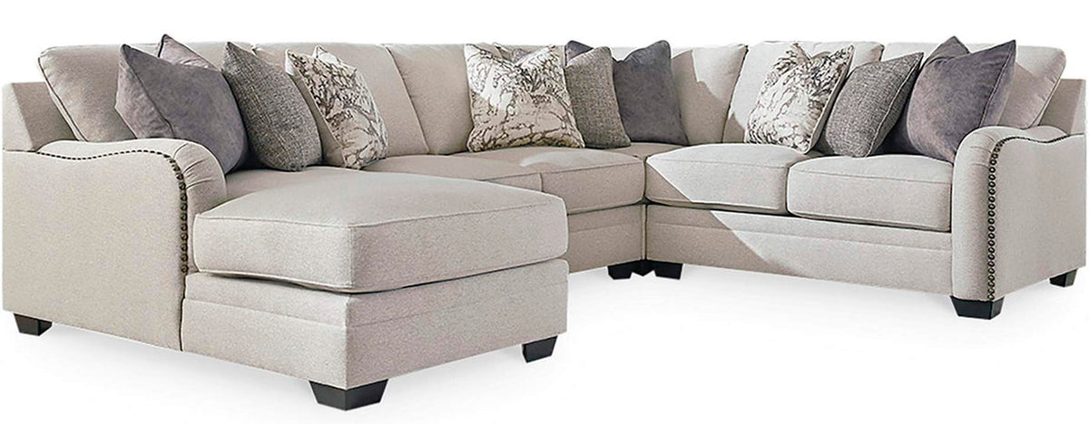 KLIPTON Beige 127" Wide Sectional