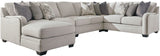 KLIPTON Beige 153" Wide Sectional