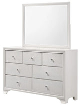 KRISTAL White Youth LED Bedroom Set