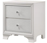KRISTAL White Youth LED Bedroom Set