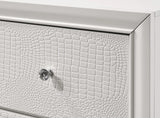 KRISTAL White Youth LED Bedroom Set