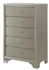 KRISTAL Champagne Youth LED Bedroom Set