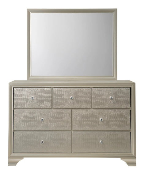 KRISTAL Champagne Youth LED Bedroom Set