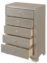 KRISTAL Champagne Youth LED Bedroom Set