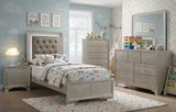 KRISTAL Champagne Youth LED Bedroom Set
