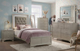 KRISTAL Champagne Youth LED Bedroom Set