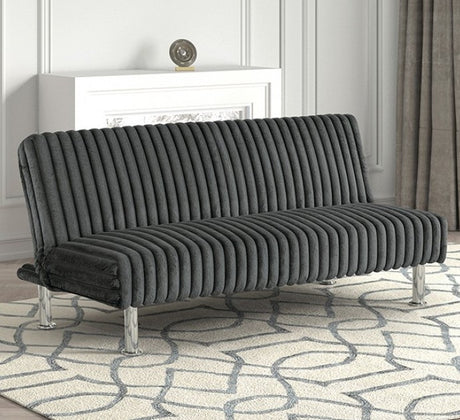 KYRA Dark Gray Corduroy 66" Wide Sofa Bed