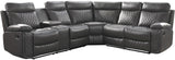 KYRIE Gray 98" Wide Reclining Sectional