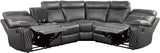 KYRIE Gray 98" Wide Reclining Sectional