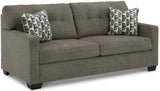 KAIRO Brown 75" Wide Full Size Sofa Sleeper