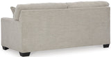KAIRO Beige Gray 75" Wide Full Size Sofa Sleeper