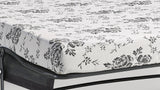 STELLAR Dark Gray 112" Wide Queen Sleeper Sectional