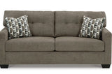 KAIRO Brown 75" Wide Full Size Sofa Sleeper