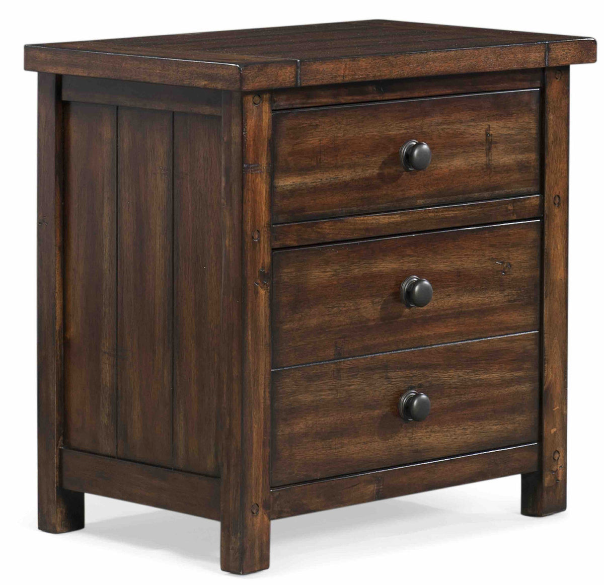 KALINA Chestnut 3 Drawer Nightstand