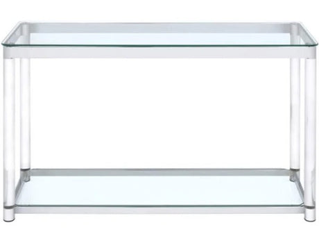 KALISTA 48" Wide Sofa Table with Acrylic Legs