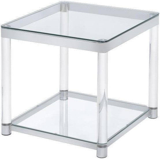 KALISTA 3 Piece Table Set with Acrylic Legs