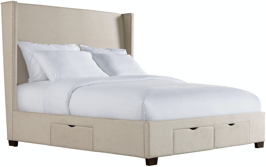 Katie Beige Storage Bed