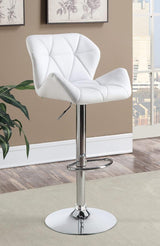 KAXEL White Bar Stool *CLEARANCE